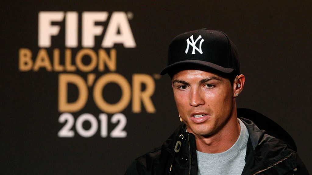 Cristiano Ronaldo en la rueda de prensa anterior a la gala del Balón de Oro