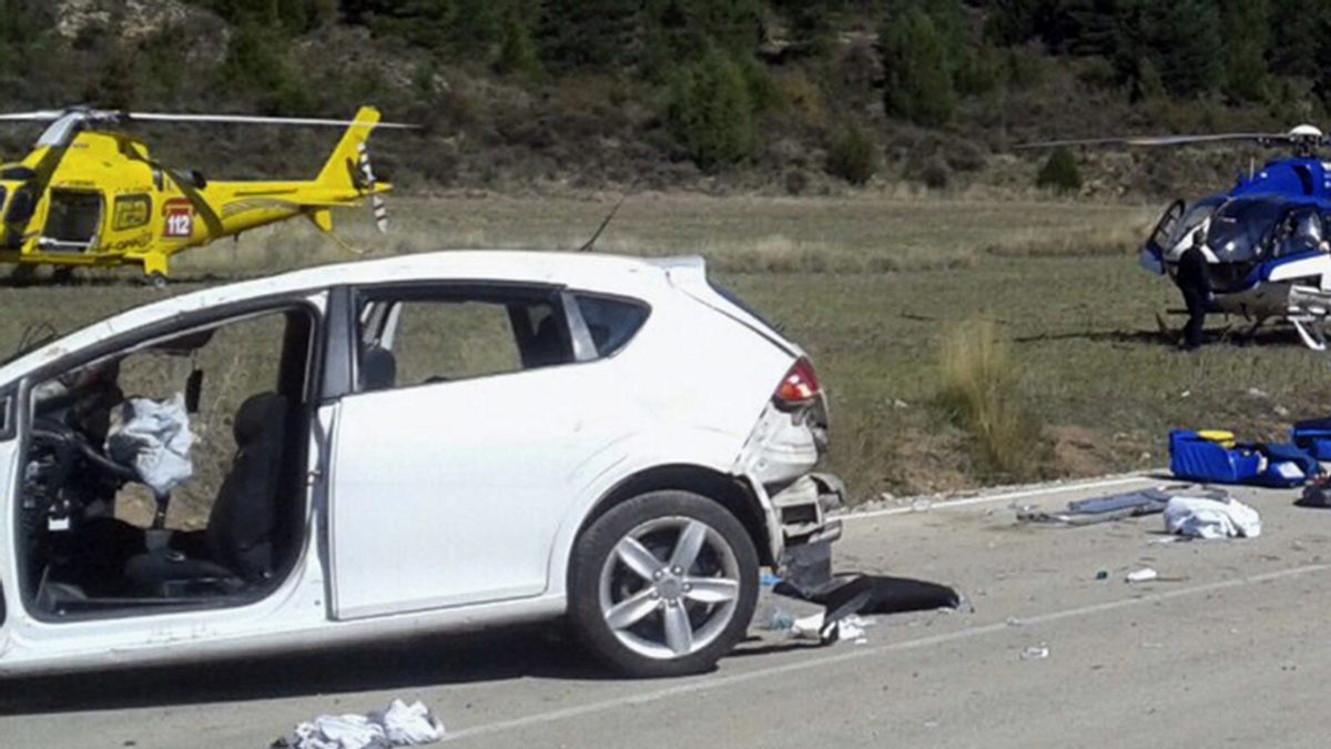 Accidente de tráfico en Salvacañete, Cuenca