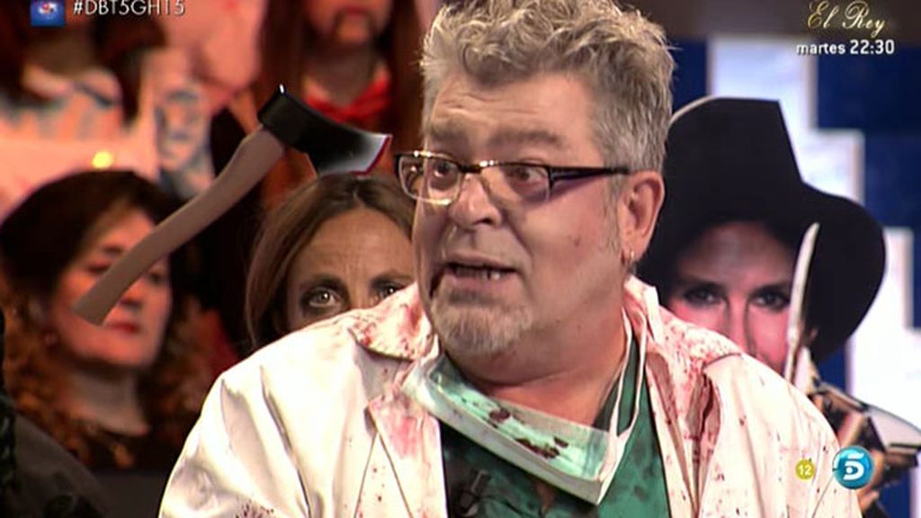 Las gradas del debate celebran Halloween