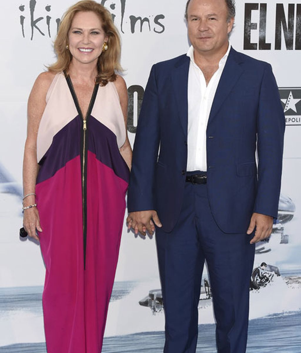 Ana Rodríguez y Ernesto Manrique también estuvieron en los cines Kinépolis