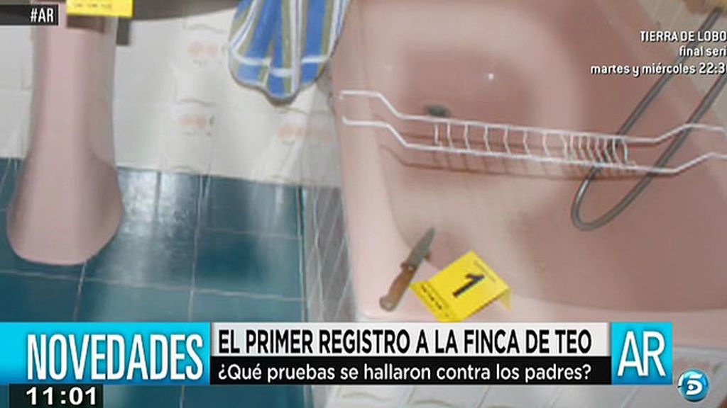 Un cuchillo en el baño