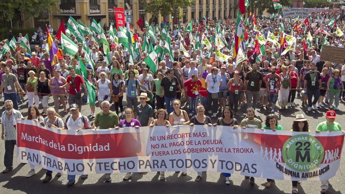 Marcha de la Dignidad en Sevilla