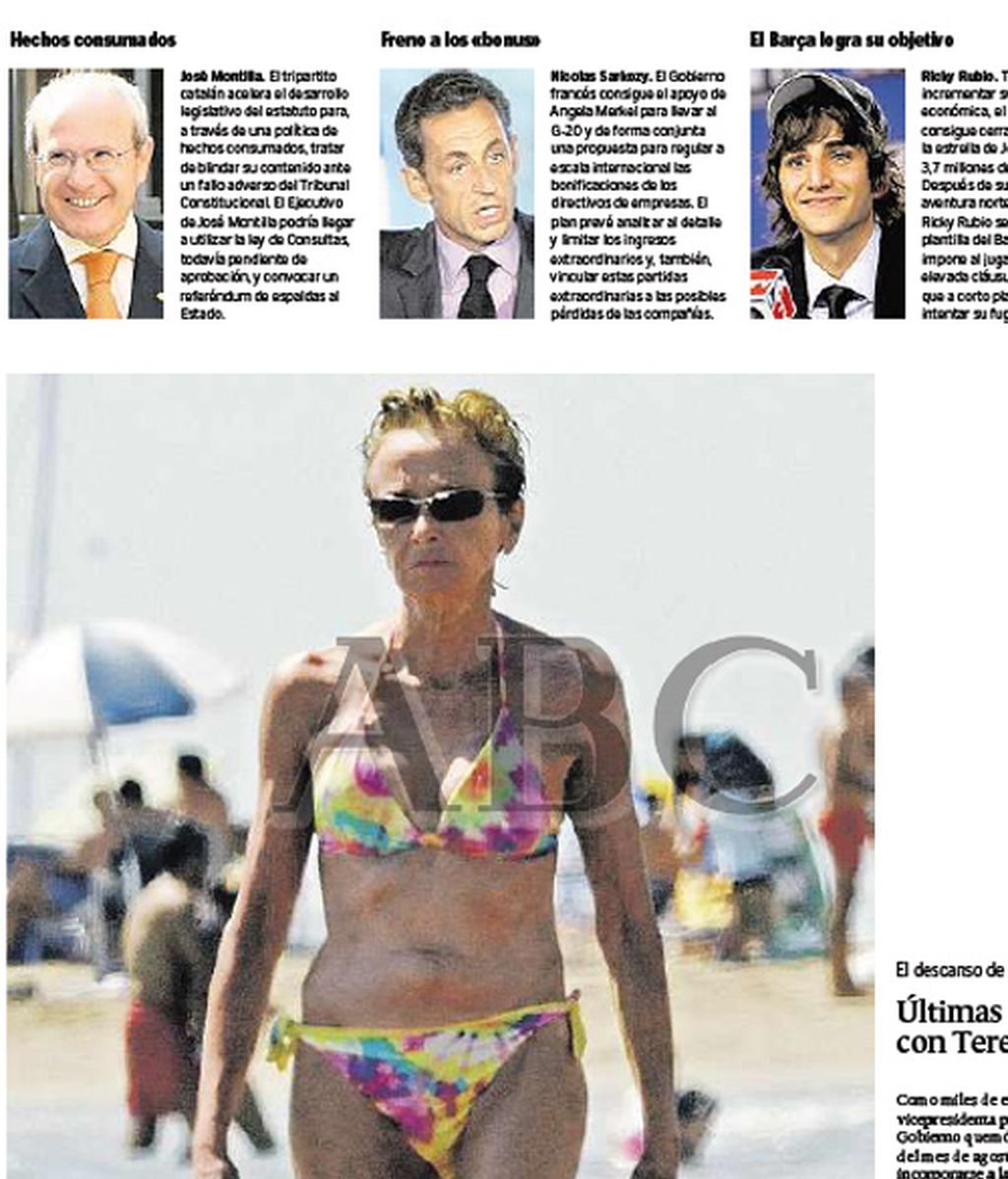 Las campanadas estilísticas de María Teresa Fernández