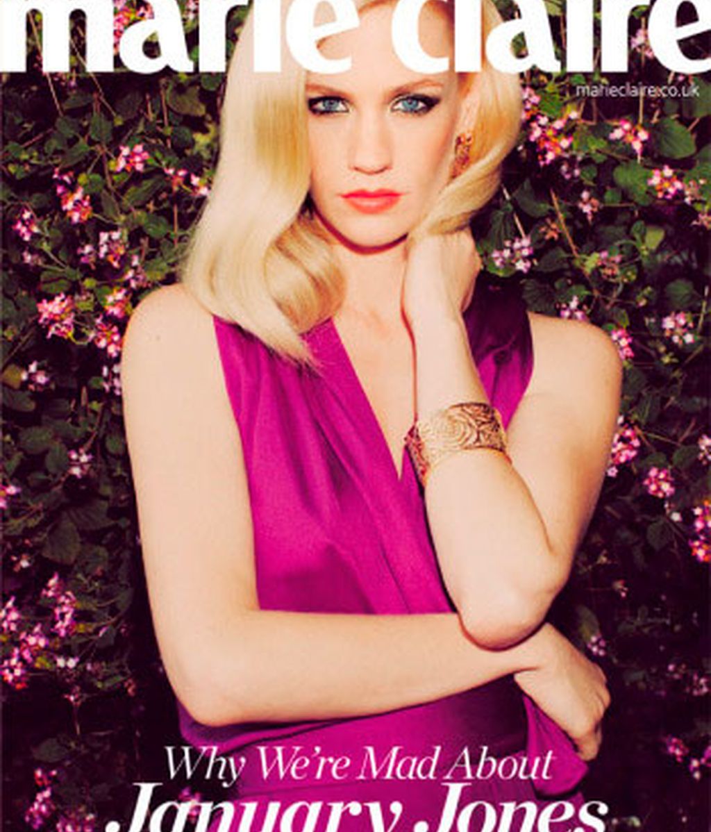 January Jones lleva el glamour de Betty Drapper a la portada de Marie Claire