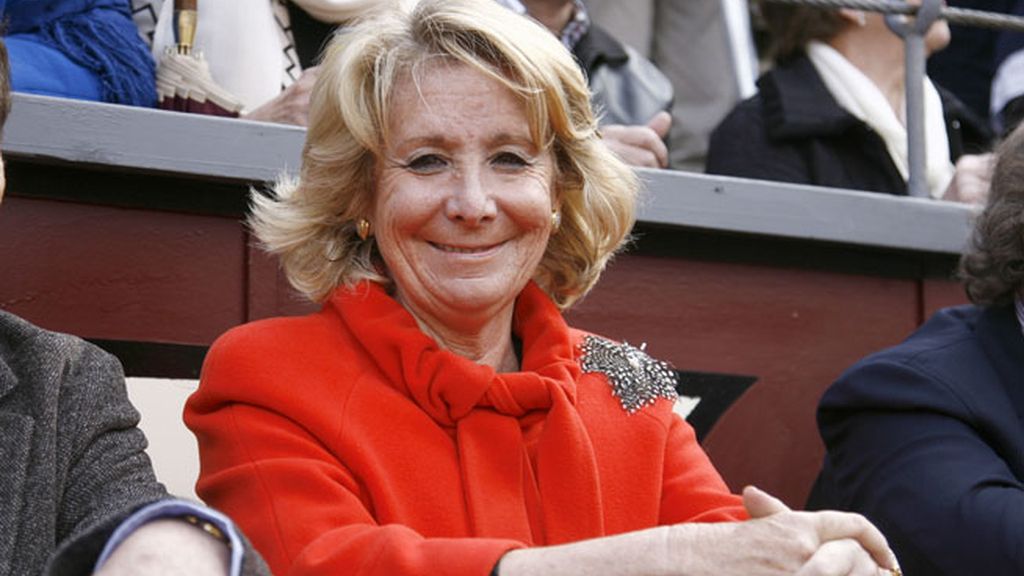 La presidenta del PP madrileño, Esperanza Aguirre