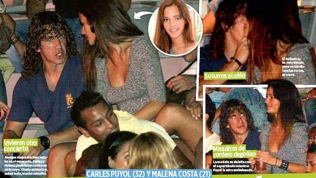 Malena y Puyol: 12 meses, 12 fotos