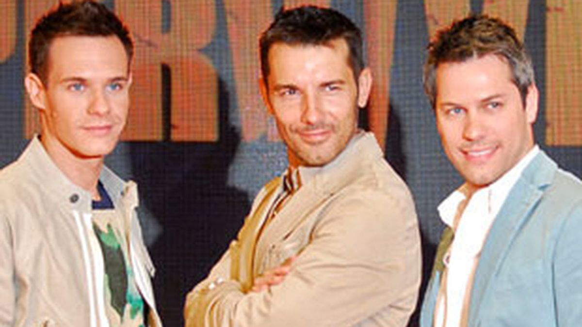 Jesús Vázquez, Christian Gálvez, Daniel Domenjò, presentadores del concurso