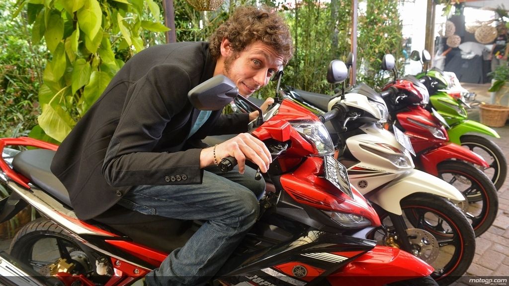 Rossi hace de las suyas en Indonesia