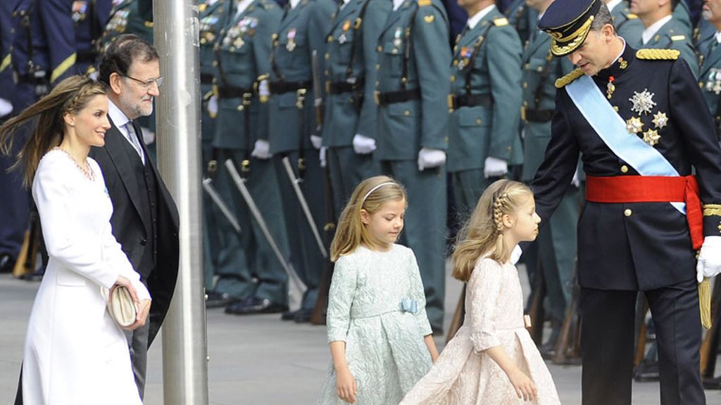 Leonor, como heredera, ha estado en todos los actos