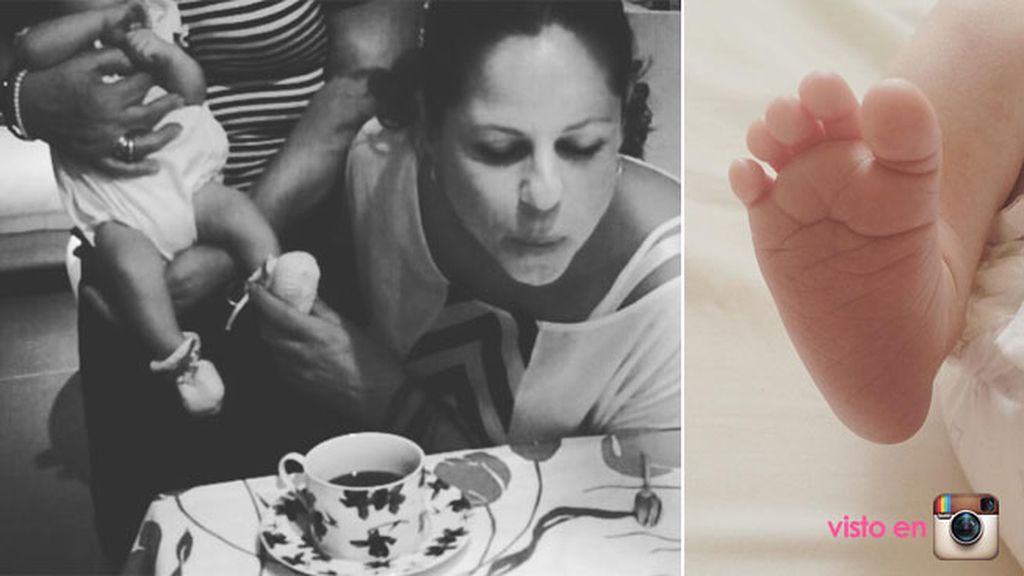 "No puedo dejar de mirarla", Pastora Soler sobre Estrella, su primera hija