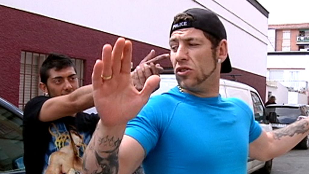 Chicos pertenecientes a la colonia