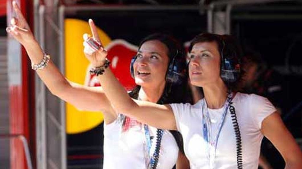 Chicas Fórmula una de Red Bull