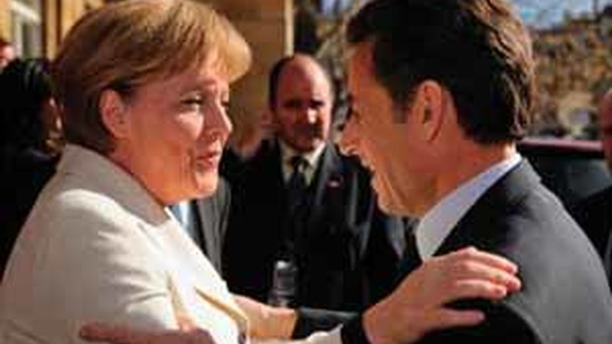 Sarkozy y Merkel
