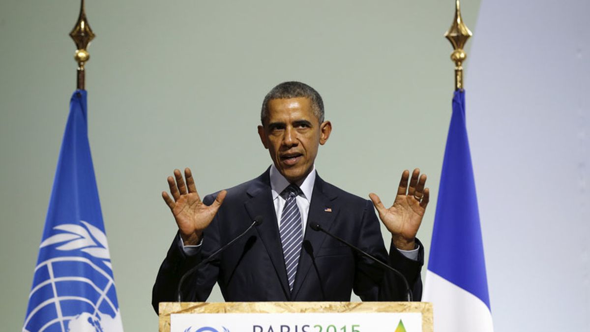 Obama destaca el "gesto de resistencia" que supone celebrar la Cumbre del Clima