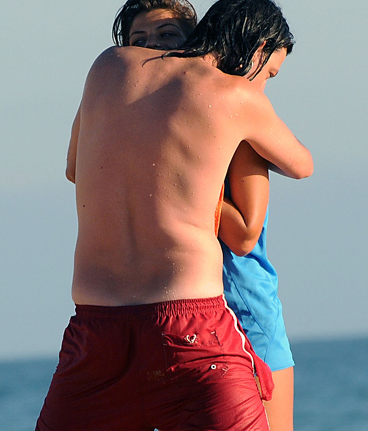Thaïs Blume con su novio en Cádiz