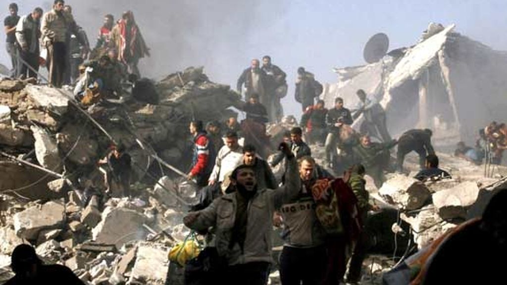 Tercer día de bombardeos