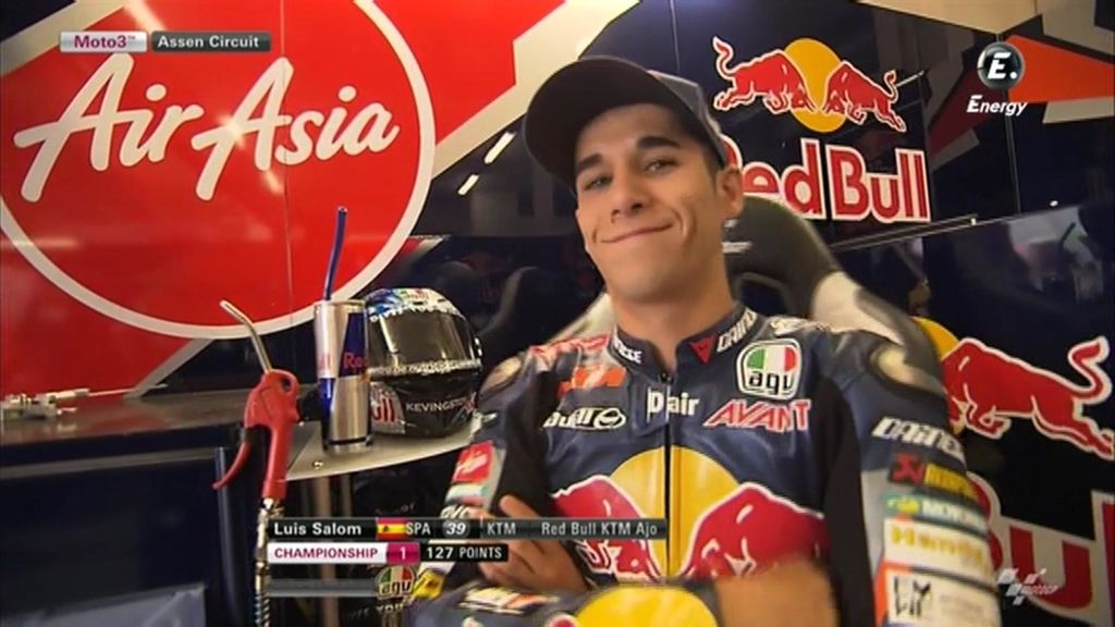 Luis Salom, feliz en Assen