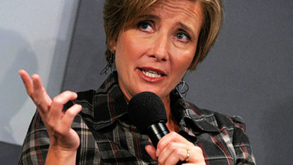Emma Thompson, poco ruido y mucha izquierda