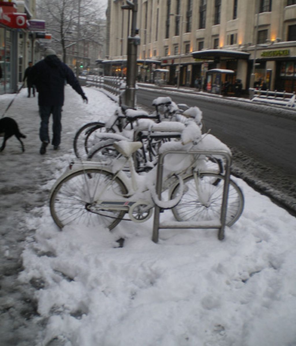 La nieve paraliza Londres