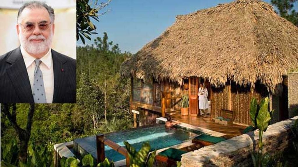 Francis Ford Coppola tiene varios resorts, este es el Blancaneaux, en Belize