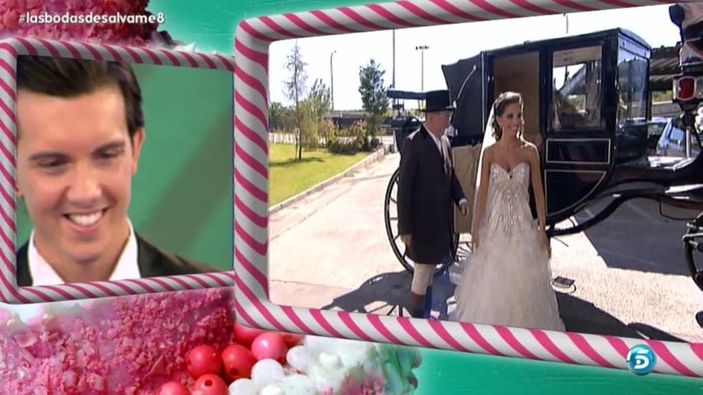 En un coche de caballos