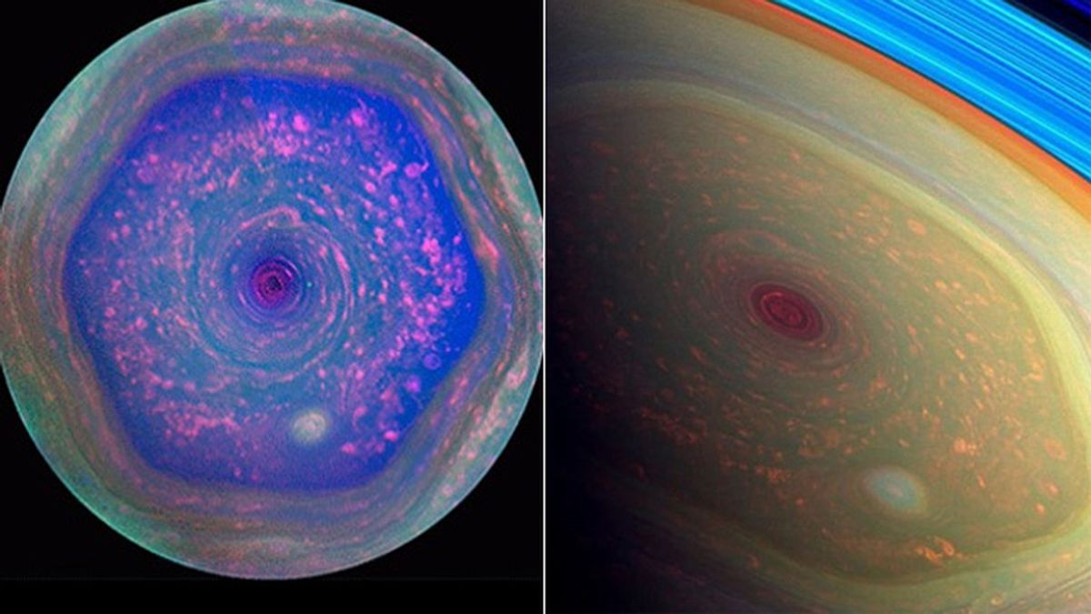 El misterioso hexágono de Saturno