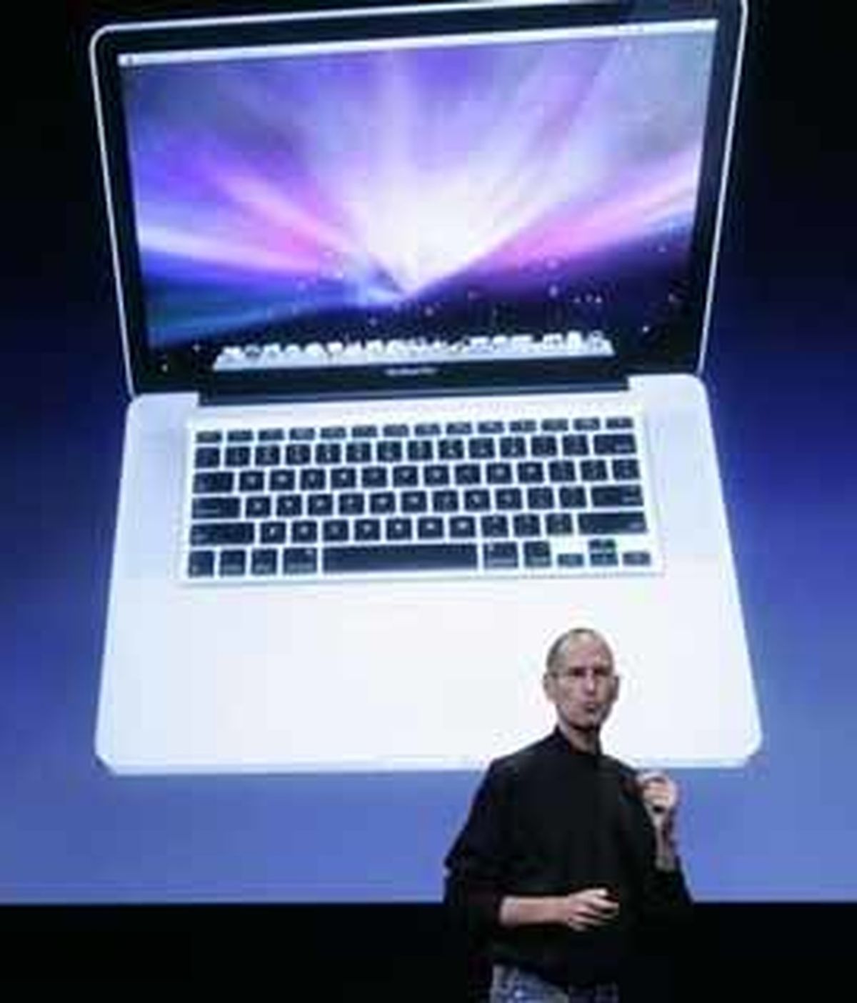 Steve Jobs durante la presentación de los nuevos modelos de Apple. Foto: AP