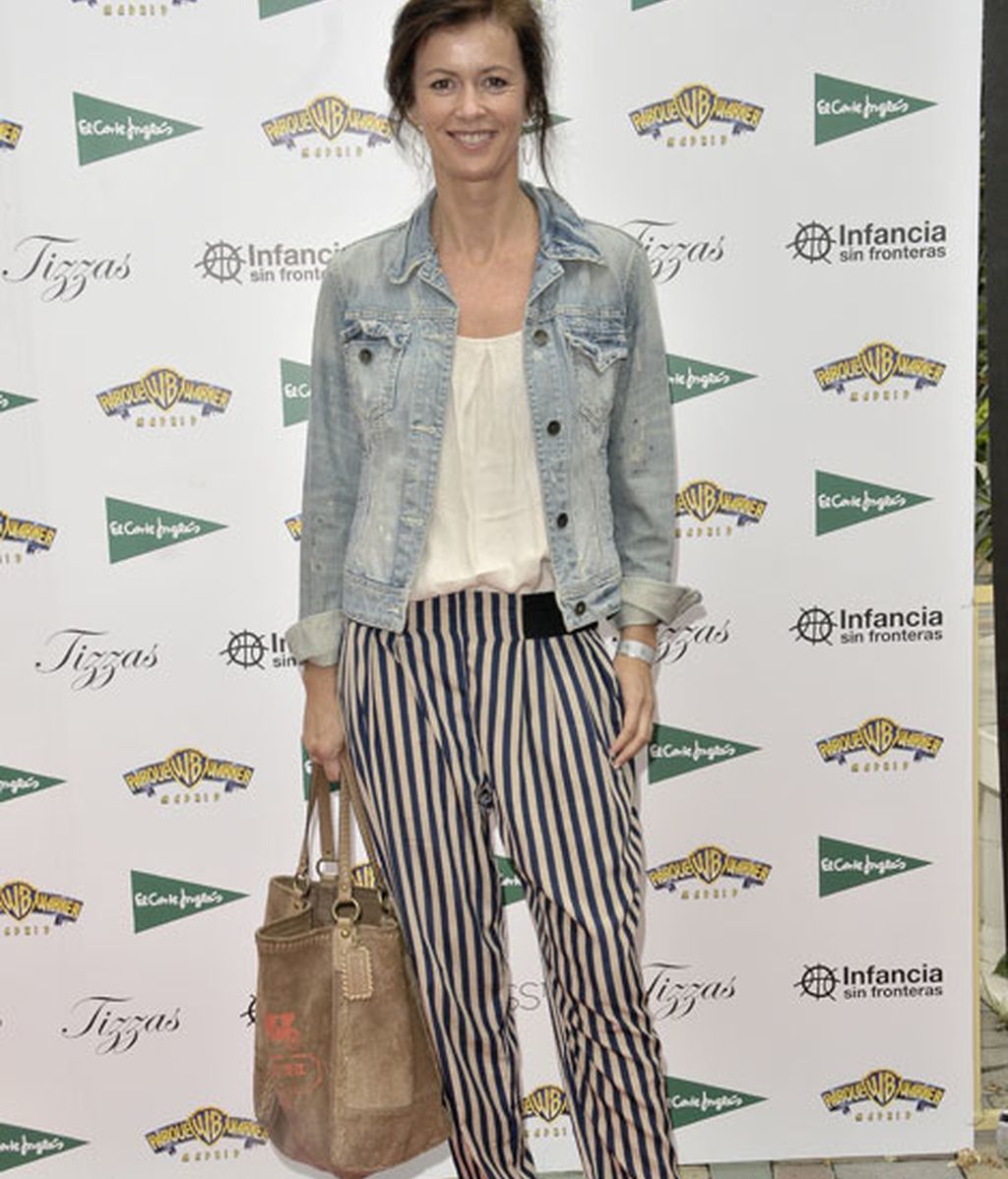 Nuria March apostó por un look sencillo