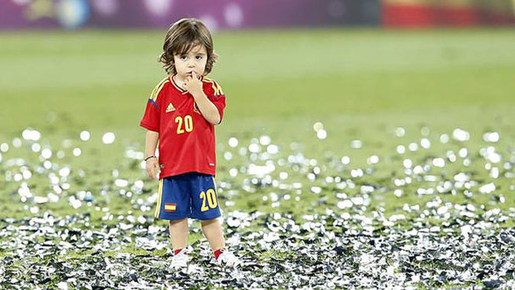 Enzo, el hijo de Santi Cazorla