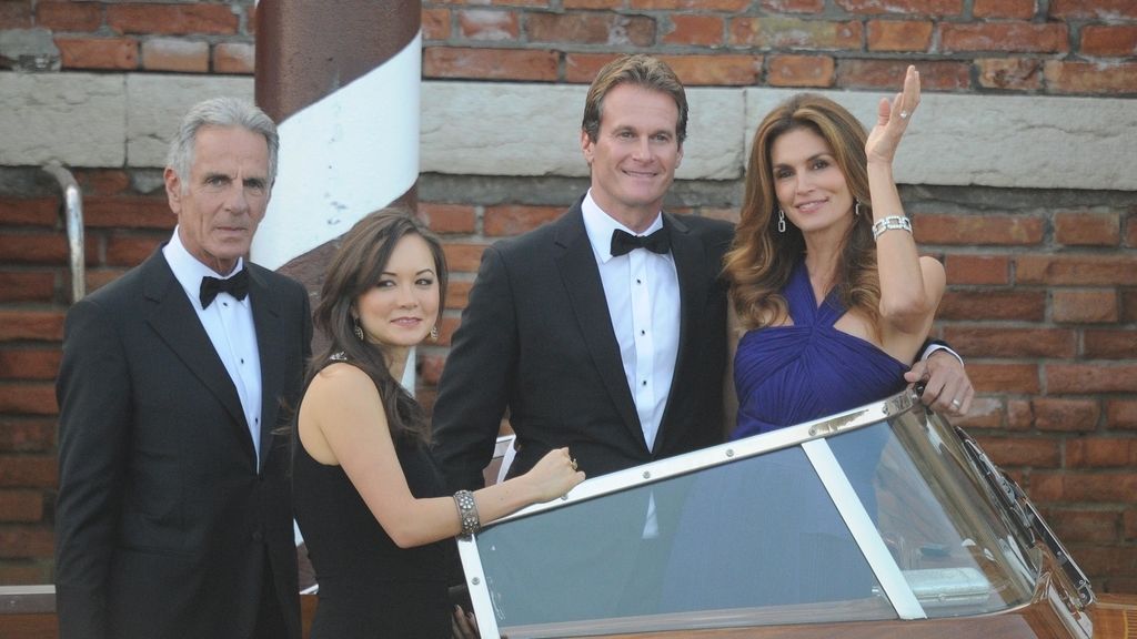 George Clooney y Amal Alamuddin junto a los invitados el día de su boda