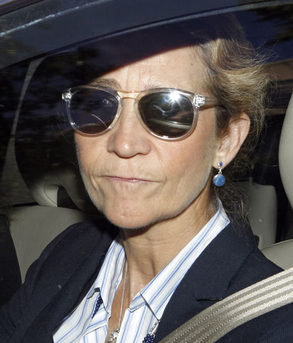 La infanta Elena ha querido despedirse de Isidoro Álvarez