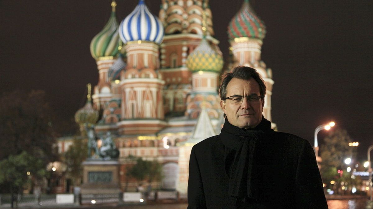 Artur Mas, en Moscú. Foto: EFE