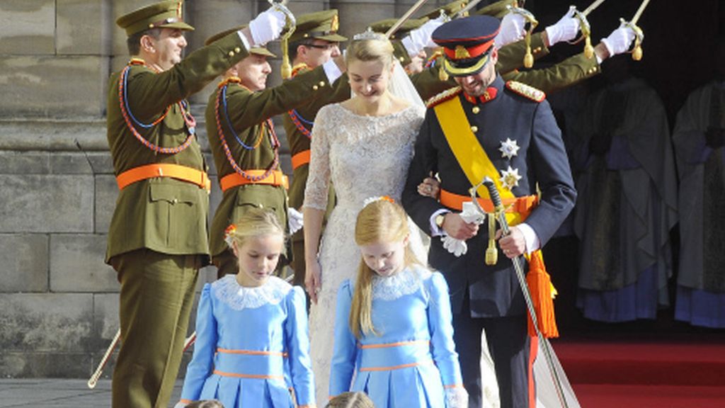 La boda religiosa de Guillermo de Luxemburgo y Stephanie de Lannoy