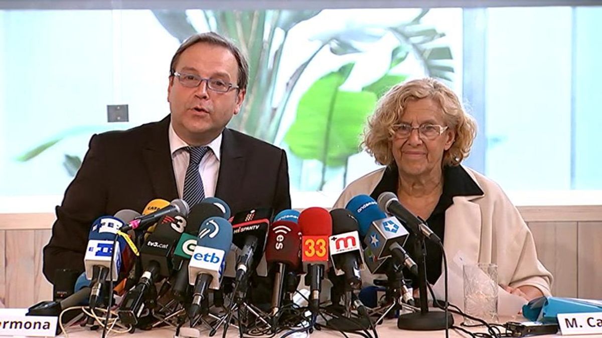 Carmena y Carmona anuncian su acuerdo de investidura