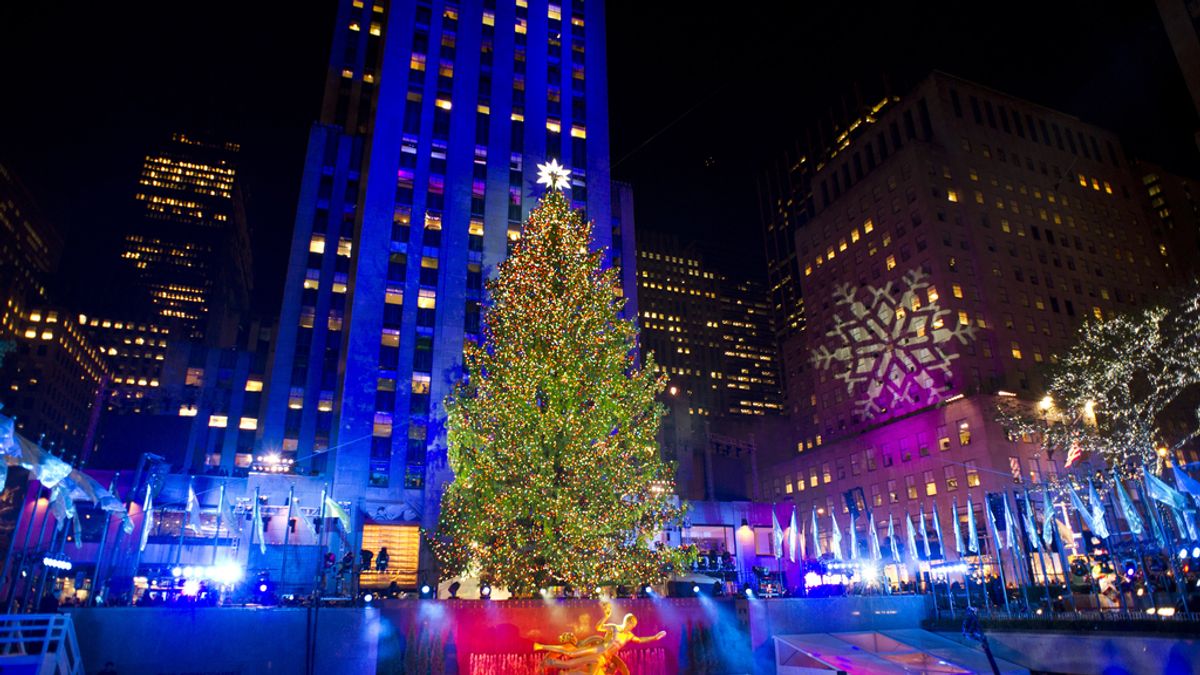 El Rockefeller Center se viste de Navidad