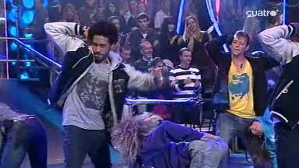 Benji y Sergio bailan en la primera noche de Fama
