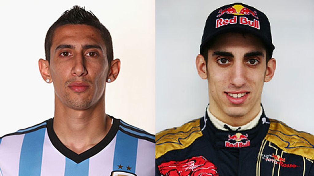 Di María y Sebastien Buemi