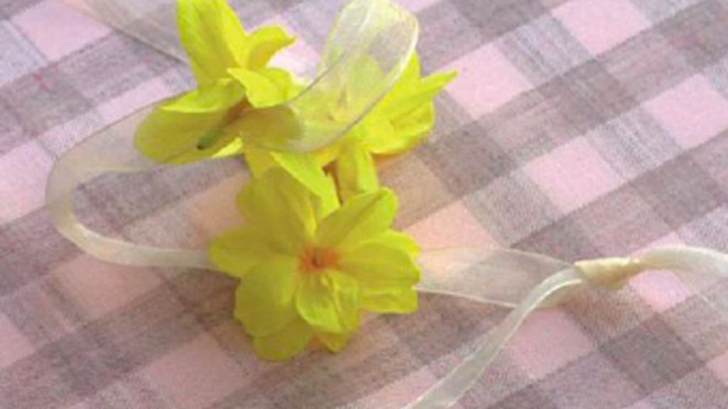 Tricotosas 34: Corona de flores