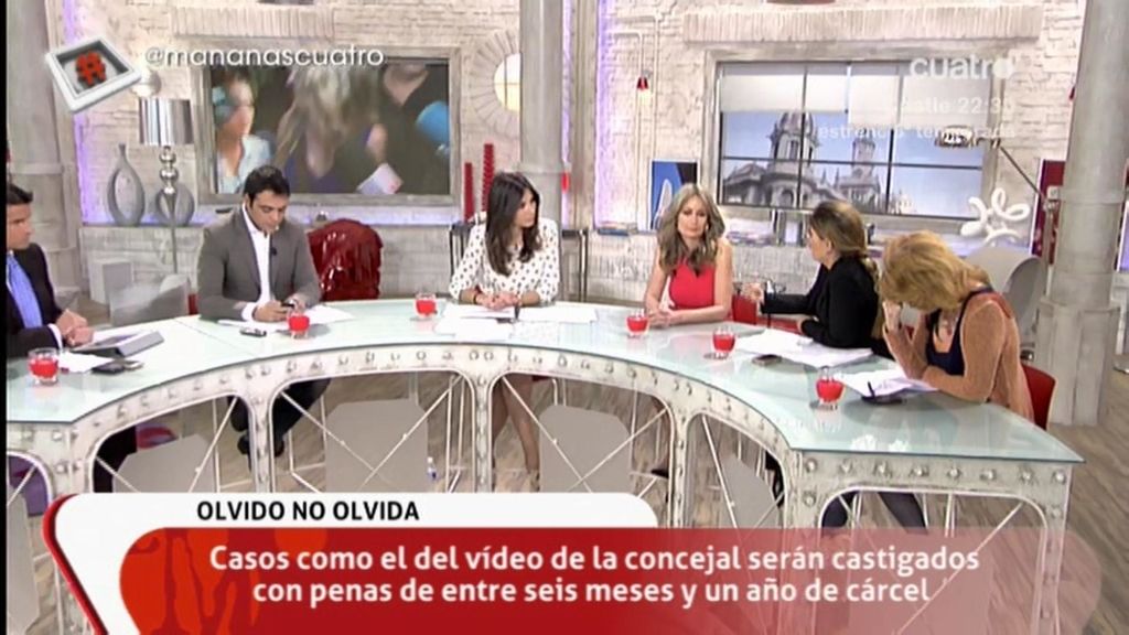 La fotos de Olvido Hormigos, en 'Las mañanas'