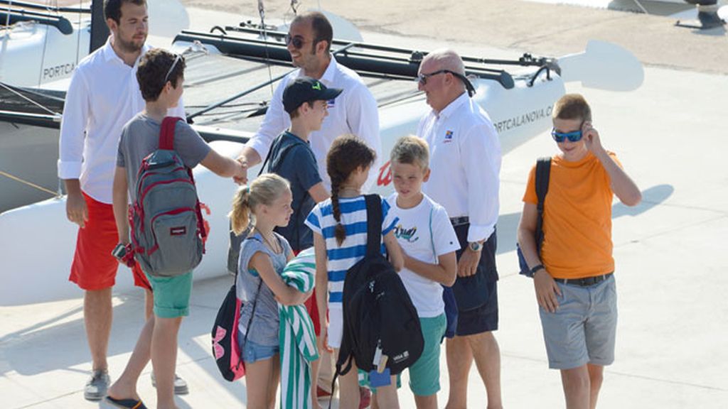 En Mallorca, a lecciones de vela