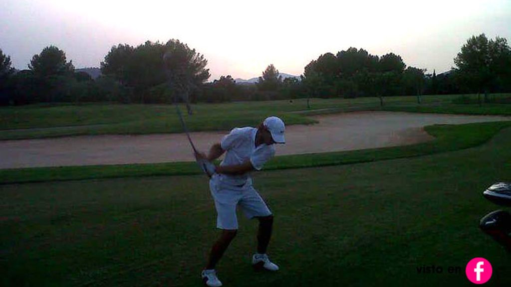 Nadal compitió en el Campeonato Balear de golf 'amateur'