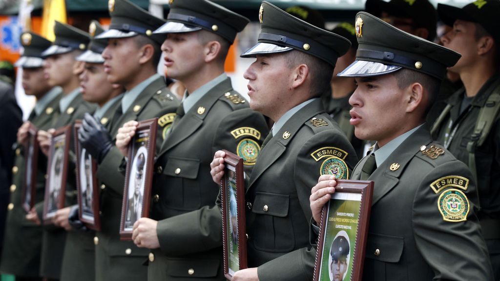 Protesta contra las FARC en Colombia