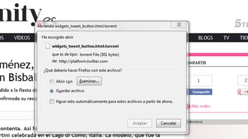 Las web de Mediaset se han visto afectadas