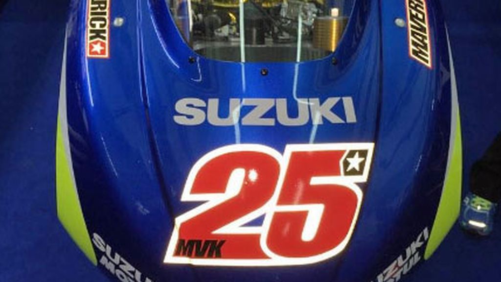 Aleix Espargaró y Maverick Viñales rodando en Valencia