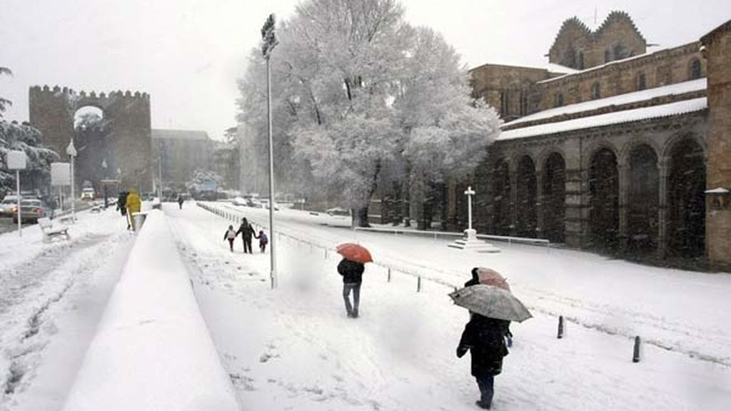 Manto blanco en Ávila
