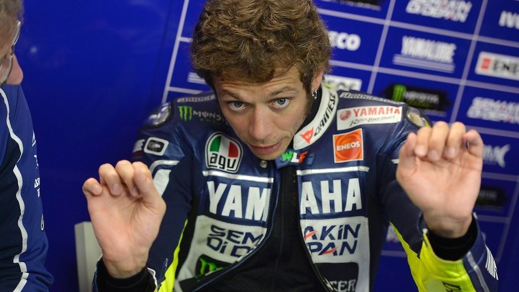 Así celebró Valentino Rossi la victoria en Assen