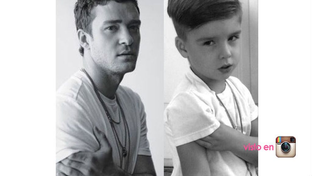 Aún le falta un poco de biceps para ser como Justin Timberlake