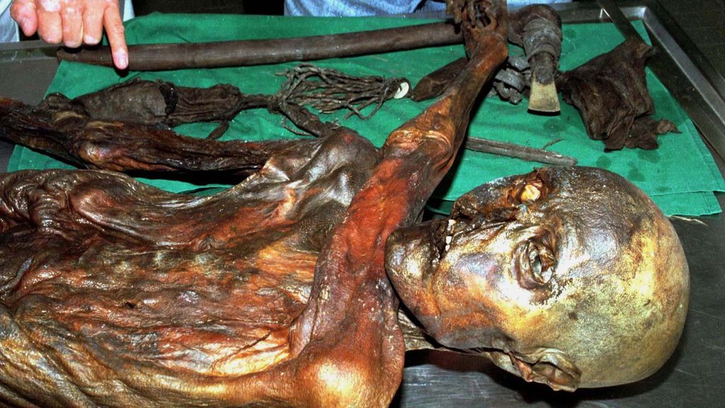 La momia del conocido como 'Hombre de hielo' encontrada en 1991 en los Alpes