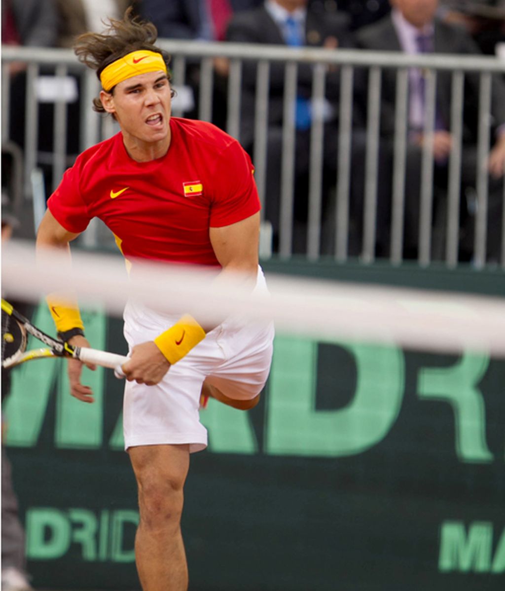 ¡¡¡Campeones!!! Todos con el tenis español