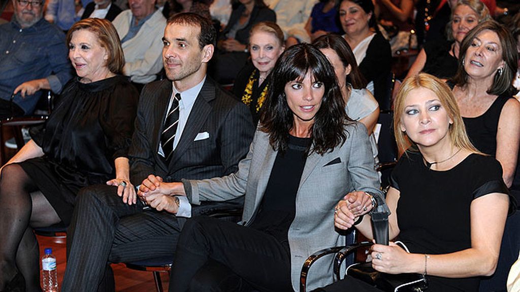 La familia se reunía para el homenaje a A. Rivelles